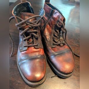 Steve Madden Limited Edition Diesel Boots, Men's 7, Burgundy Leather